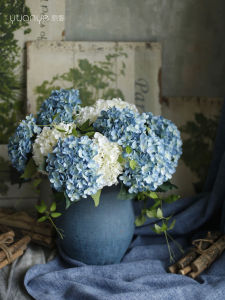 Decorative Hydrangea Simulated Flower Bunch