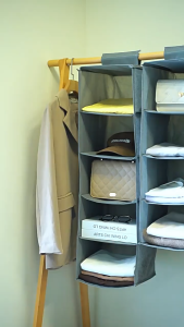 ⚡SG Next Day Delivery⚡Hanging Wardrobe Organiser Foldable Closet Shelf Clothes Storage Bag