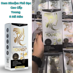 Kem Nhuộm Phủ Bạc Young Thời Trang Cao Cấp Lên Màu Chuẩn Tự Nhiên  Màu bền đẹp theo thời gian Chính Hãng.