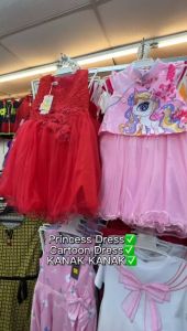 KID GIRL PRINCESS DRESS CARTOON DRESS/BAJU DRESS KANAK-KANAK GOOD QUALITY