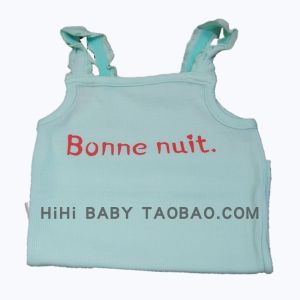 Red Letter Vest Strapped Cute Trendy Kids Clothes Grey Pink New Style Small Medium Children Fashionable Cotton Vest Baby Outfit