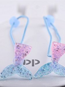 Phụ Kiện Tóc Búp Bê Cho Bé Gái Đuôi Cá Siren Màu Xanh Băng Giá Công Chúa Phụ Kiện Tóc Cho Bé Gái Không Gây Hư Hại