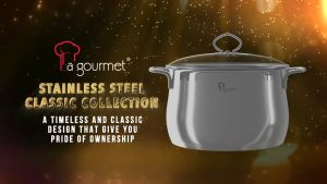 La gourmet Classic 28cm Stainless Steel Frypan