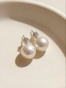 YISHU | New Popular Graceful Pearl Earrings 12mm