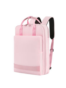 MINGKE Women Backpack Laptop bag 15.6 inch Big size USB Vintage Shockproof Business trip Fashion