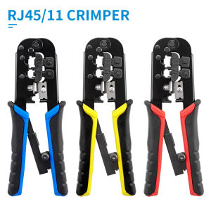 RJ45 Crimper RJ11 RJ45 Crimping Tool Ethernet Network LAN Cable Crimper Cutter Stripper Plier for 6P 8P RJ11 RJ12 RJ45