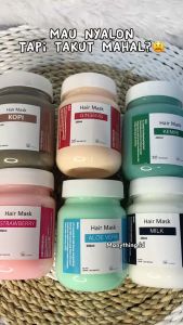 Hair Mask Masker Rambut Ala Salon Menyehatkan Rambut Rontok Kering Rusak Mengembang 200ml - BPOM