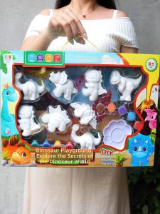 XINKAIXUAN | 3D Gypsum Doll Coloring DIY Childrens Toy