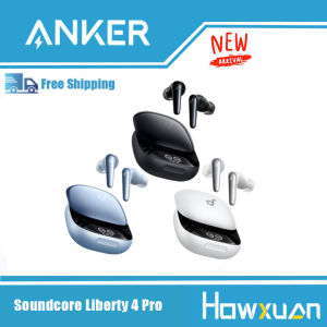 Soundcore by Anker Liberty 4 / Liberty 4 NC / Liberty 4 Pro Noise Cancelling Earbuds True Wireless Earbuds with ACAA 3.0 Dual Dynamic Drivers for Hi-Res Premium Sound Spatial Audio with Dual Modes All-New Heart Rate Sensor