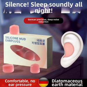 KUWUBIANJING | Noise Cancelling Waterproof Silicone Ear Plugs