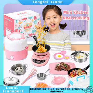 MINI Cooking Set for Kids Kitchen toy set Utensils Pretend Play Kids Game Set Mini Kitchen Toys