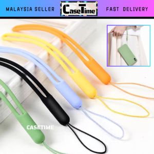 Short Rubber Phone Strap Lanyard Grip Wristband Wristlet Accessories Keychain Hang Bangle