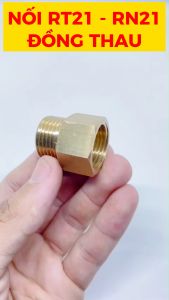 Lơ Ren Thau Nối Ren Trong Ren Ngoài Đồng Thau Brass Threaded Pipe Fitting Reducing Adapter