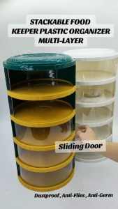 KCL- STACKABLE FOOD INSULATED DISH KEEPER With SLIDING TRANSPARENT COVER Multi-PURPOSE