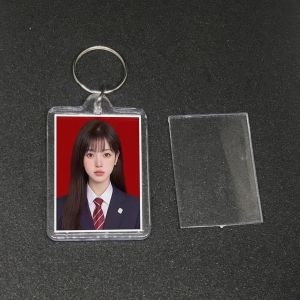 Khung Ảnh Acrylic Trong Suốt Móc Khóa Hình Ảnh Nhỏ Móc Treo Vỏ Rỗng Kỷ Niệm Học Sinh Móc Khóa Kỷ Niệm