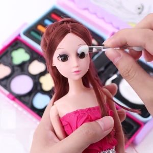 Mainan Anak Menggambar + Mewarnai + Make Up Doll 3in1 Termasuk Boneka