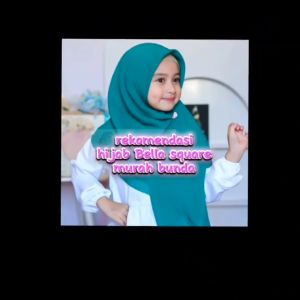 Hijab BELLA SQUARE: Hijab Cocok Untuk Sekolah & Desain Modern