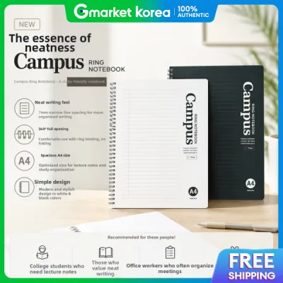 5000 A4 Pp Thick Campus Spiral Notebook (90 Sheets) (Misoro 2-Book Set)