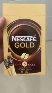 Pack of 20 Nescafe Gold Premium Instant Coffee Sticks 2g