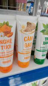 Sữa Rửa Mặt HAKATA 175ml Làm Sạch Da – Nghệ Tươi Hoa Cúc Cám Gạo B5 Trà Xanh Ốc Sên Than Hoạt Tính