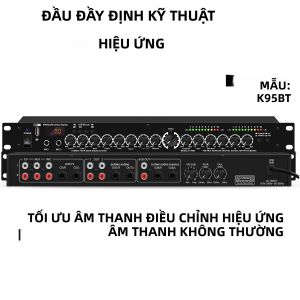 Bộ Xử Lý Âm Thanh Kỹ Thuật Số Chuyên Nghiệp Cho KTV Tích Hợp Bộ Chỉnh Âm Micro Bộ Xử Lý Tiền Hiệu Ứng Bộ Tạo Âm Vang Phía Trước Xử Lý Tín Hiệu Âm Thanh Sân Khấu