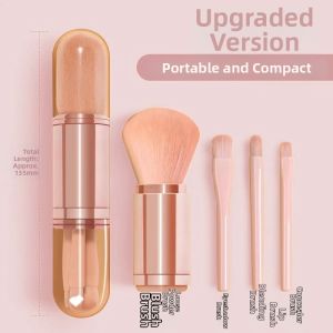 Compact Multi-Function Makeup Brushes Set