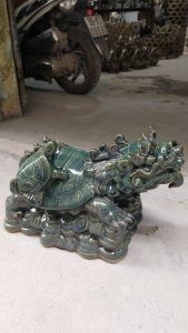 Tượng gốm Long Quy