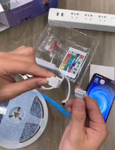 Dây Đèn Led Nháy Theo Nhạc Kết Nối Wifi TUYA 16 Triệu Màu Điều Khiển Qua APP + Remote RGB 5M 10M