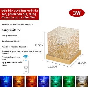 NIOYE | Đèn Đêm 3D Đổi Màu Tự Động RGB