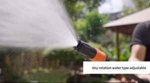 2300W Pressure Washer Auto Stop Self Prime Car Washer Machine Power Spray Wash Sprayer Water Portable Handheld Watering & Cleaning Water Gun Automatic Brush Equip