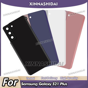 High Quality Glass Battery Cover For Samsung Galaxy S21 Plus Back Lid Door Rear Housing Case With Camera Lens Adhesive Sticker