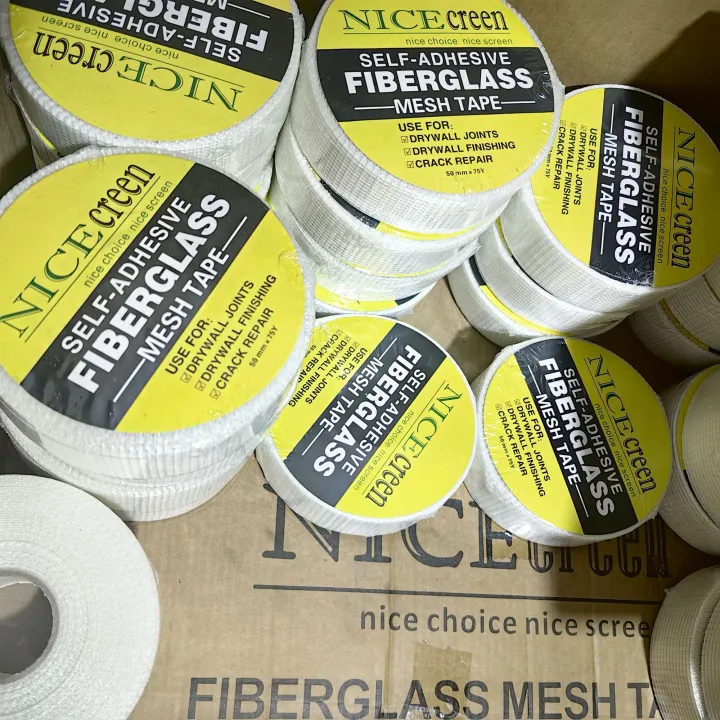 GAZA TAPE Gypsum Board Drywall Fiberglass Mesh Tape (PER ROLL 50MMX30M ...