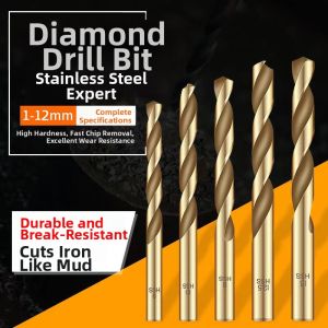 German Cobalt 304 Stainless Steel High Strength Drill Bit
