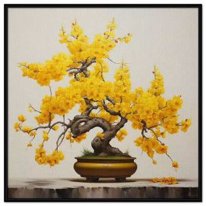 Tranh Treo Tường Canvas tranh dán tường Tranh Tết Hoa Mai  CGI-73