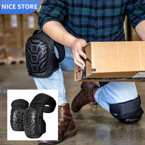 Work Knee Pads with Gel Padding & Adjustable Straps for Gardening & Construction Works
