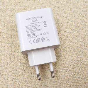 Honor 66W Charger EU SuperCharge PD/QC 3.0 2 Ports Quick Charge For Honor 300 100 Pad GT2 Pro Magic 8 7 6 &1M 6A PD Type C Cable