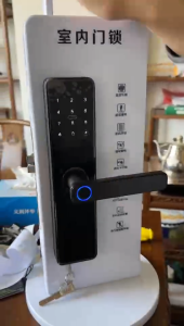 Smart Door Lock 4 In 1 Home Security Fingerprint Door Knob Password Smart Door Knob Digital Door Lock Apartment Door Lock Electron Door Knobs For Main Door Se