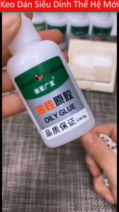 (COMBO 3 lọ) keo dán đa năng K01 OILY GLUE gấp 99 lần 502 dán mọi loại chất liệu bảo quản từ 1-3 năm