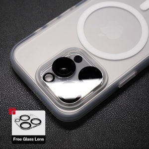 Sanptoch เคสโทรศัพท์กันกระแทกสำหรับไอโฟนสำหรับไอโฟน15 14 13 12 Pro Max ขอบซิลิโคนอ่อนนุ่มพร้อมฝาหลังแบบแข็งเคลือบด้านโปร่งแสงสำหรับ iPhone 15 Pro Max เคสกันกระแทกทหาร