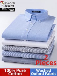 TUCANO | 100% Cotton Mens Business Casual Long Sleeve Shirt