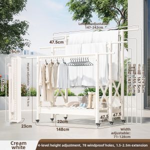 MINGZHI | Adjustable and Windproof Drying Rack