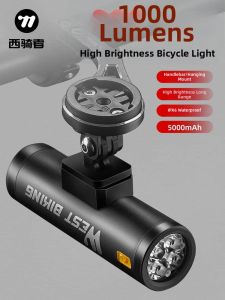 West Biking | High Brightness Rechargeable Bicycle Headlight