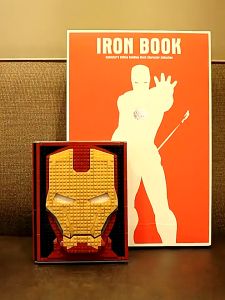 Lắp Ghép DK 3301 ( Xếp Hình Iron Book Sách Sưu Tầm Giáp Minifigures Iron Man 2009 Mảnh )