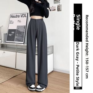 XIANYIJIAO | Summer Lightweight High Waist Tapered Wide Leg Pants