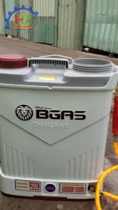Bình phun xịt thuốc BGAS 20L 2 Bơm (Có bộ đảo thuốc) bằng điện.12V-12AH. Siêu mạnh bảo hành 1 năm