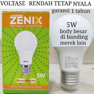 BOHLAM LED / LAMPU LED GARANSI 1 TAHUN ZENIX 5W-20W