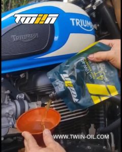 TWIIN Motorcycle Fully Synthetic Engine Oil 4T 1L Pack. 10W40 / 10W50 / 10W60 / 10W-40 / 10W-50 / 10W-60