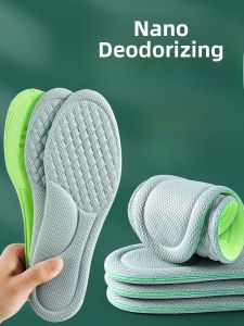 LINGMIAO | Deodorizing Breathable Absorbent Anti-Odor Mens Shoe Insoles 3 Pairs