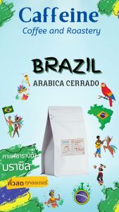 เมล็ดกาแฟบราซิล Cerrado Brazil อาราบิก้า บราซิล ขนาด 200 กรัม (คั่วสด)