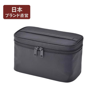 Portable Travel Cosmetic Storage Box Handheld Three-dimensional Pure Color Waterproof Large Capacity Makeup Bag Nylon Material
